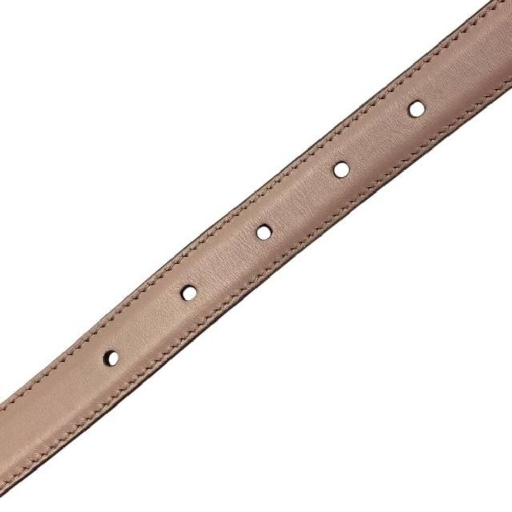 Gucci Belt Thin Belt Accessories Small Leather Pink Beige - Picture 4 of 9